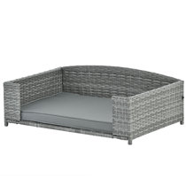 Wicker Dog Beds You ll Love Wayfair